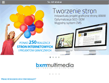 Tablet Screenshot of bxm.pl